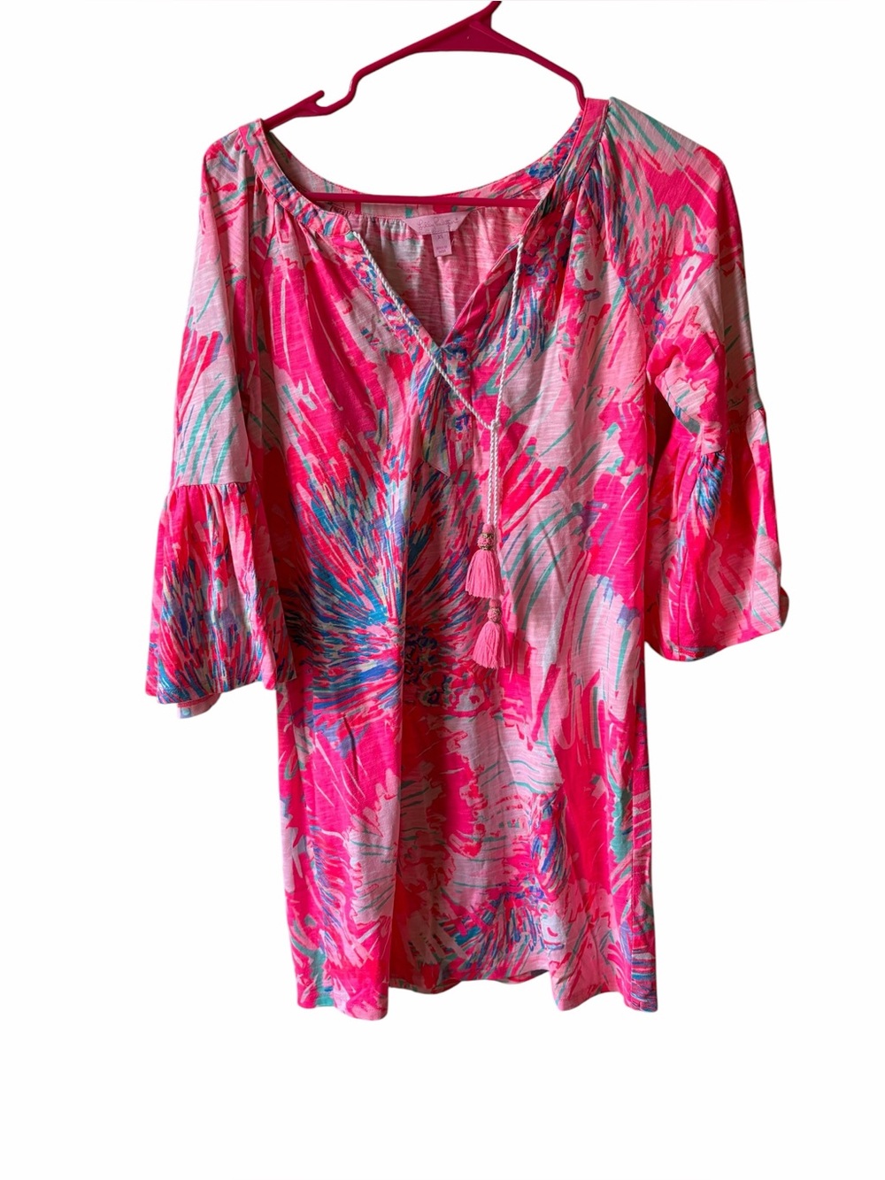 Lilly Pulitzer Del Lago Tunic Dress Never Been Betta Pink